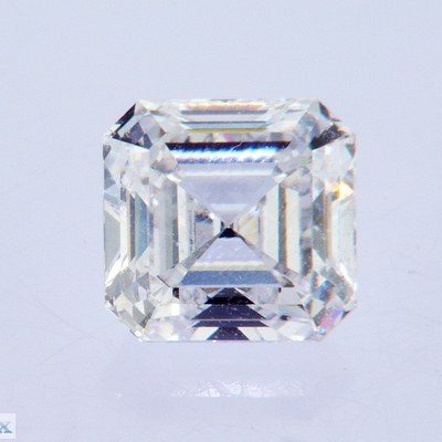 Λευκό 3,2ct Εργαστήριο καλλιεργημένο CVD Διαμάντια τετράγωνο Σμαράγδι Σχήμα Asscher Πιστοποιημένο IGI