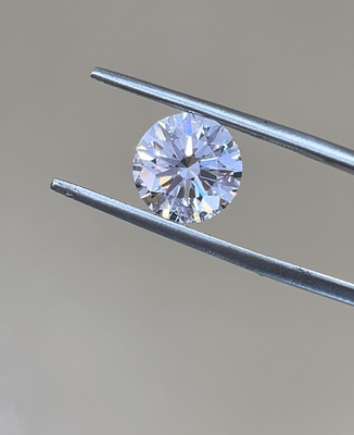 Δέκα HA Στρογγυλό σχήμα Εργαστήριο καλλιεργημένα διαμάντια Πιστοποιημένα διαμάντια IGI Δέκα καρδιές βέλη