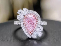 Αυξημένα εργαστήριο ρόδινα διαμάντια