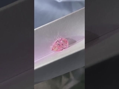 Ρόδινο CVD αχλαδιών διαμάντι