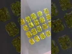 Κίτρινο διαμάντι μαξιλαριών HPHT