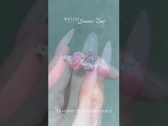 Ωοειδές ρόδινο δαχτυλίδι διαμαντιών