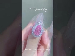 Εργαστήριο Διαμάντι Κοσμήματα Διαμάντι Δαχτυλίδι Κεραυνέ Κεραυνέ Κοσμήματα Σχεδιασμός Ροζ Πιρά Αξία Προϊόν