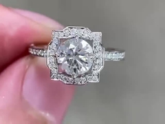 Εργαστηριακά κατασκευασμένα διαμάντια Κοσμήματα Εργαστηριακά καλλιεργημένα διαμάντια Κοσμήματα Στρογγυλοί διαμάντια δαχτυλίδια