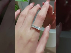 Οβάλ Αιώνιο Δαχτυλίδι Εργαστήριο Μεγαλωμένα Διαμαντένια Δαχτυλίδια Για Γάμα Δαχτυλίδι δώρο δαχτυλίδι πρόταση γάμου