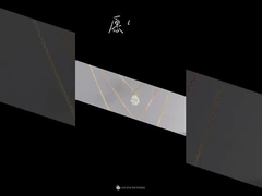 Φανταστικό σχήμα Εργαστήριο Μεγαλωμένο Διαμαντένιο περιδέραιο Διαμαντένιο μενταγιόν Διαμαντένιο κόσμημα