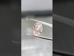 10CT Fancy Intense Pink Oval Σχήματος Εργαστηριακά Καλλιεργημένα Διαμάντια IGI Πιστοποιημένα Διαμάντια Ροζ Διαμάντια
